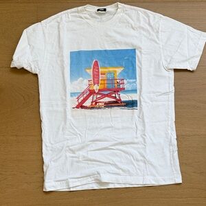 Kith white t shirt Miami graphic